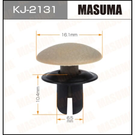 Клипса пластиковая Masuma, KJ-2131