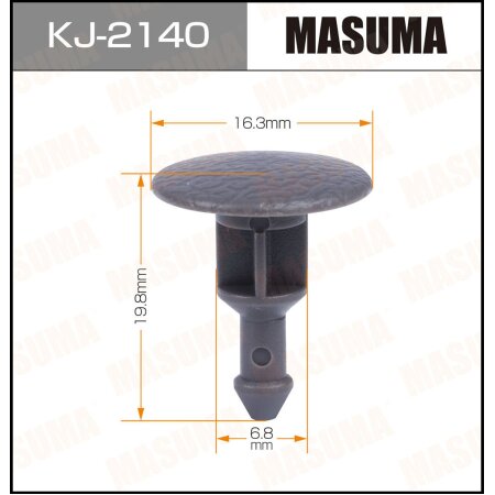 Клипса пластиковая Masuma, KJ-2140