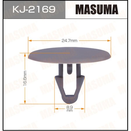 Клипса пластиковая Masuma, KJ-2169