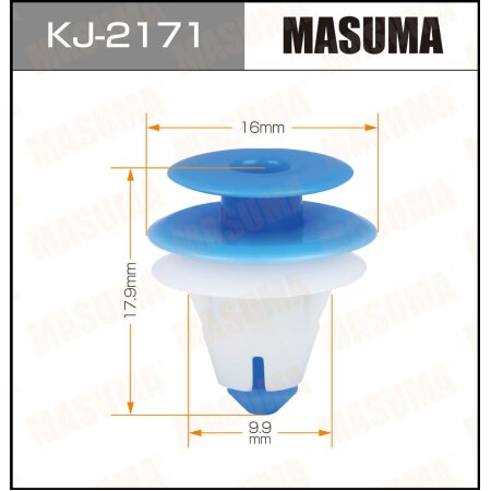 Клипса пластиковая Masuma, KJ-2171