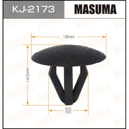 Клипса пластиковая Masuma, KJ-2173