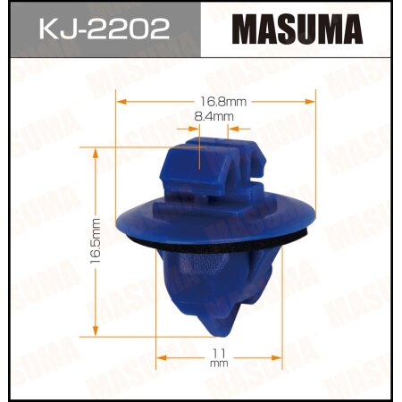 Клипса пластиковая Masuma, KJ-2202