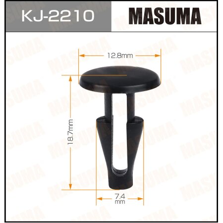 Клипса пластиковая Masuma, KJ-2210
