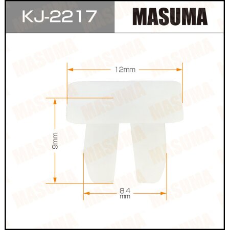 Клипса пластиковая Masuma, KJ-2217