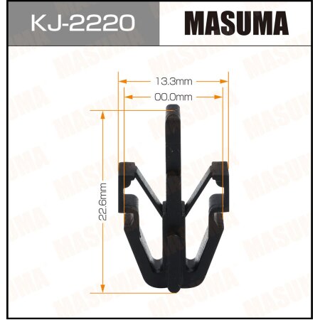 Клипса пластиковая Masuma, KJ-2220