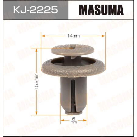 Клипса пластиковая Masuma, KJ-2225