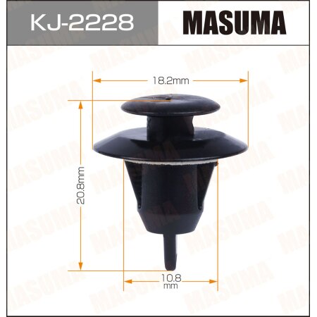 Клипса пластиковая Masuma, KJ-2228