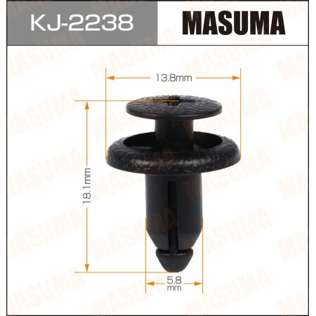 Клипса пластиковая Masuma, KJ-2238