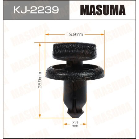 Клипса пластиковая Masuma, KJ-2239