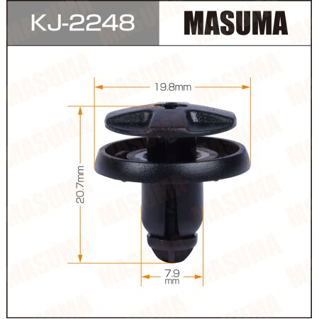Клипса пластиковая Masuma, KJ-2248