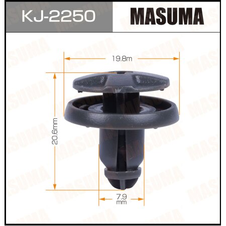 Клипса пластиковая Masuma, KJ-2250