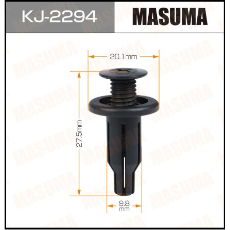 Клипса пластиковая Masuma, KJ-2294