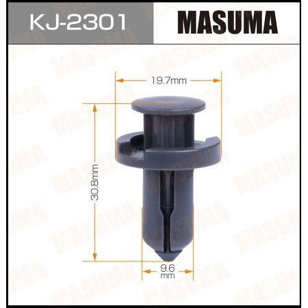 Клипса пластиковая Masuma, KJ-2301
