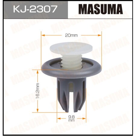 Клипса пластиковая Masuma, KJ-2307