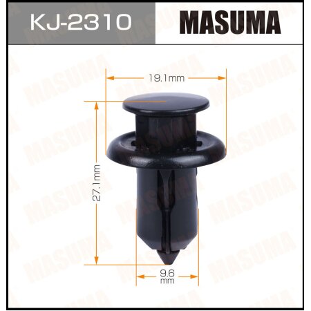 Клипса пластиковая Masuma, KJ-2310