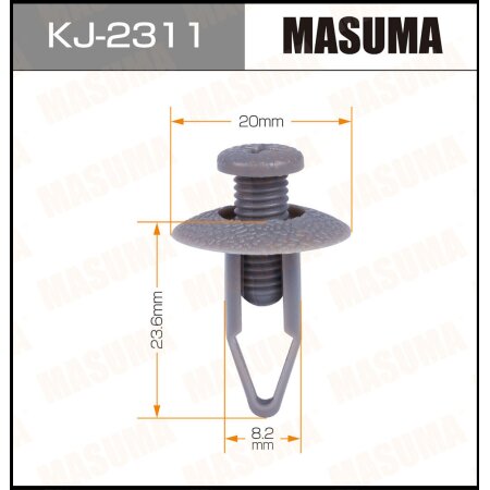 Клипса пластиковая Masuma, KJ-2311