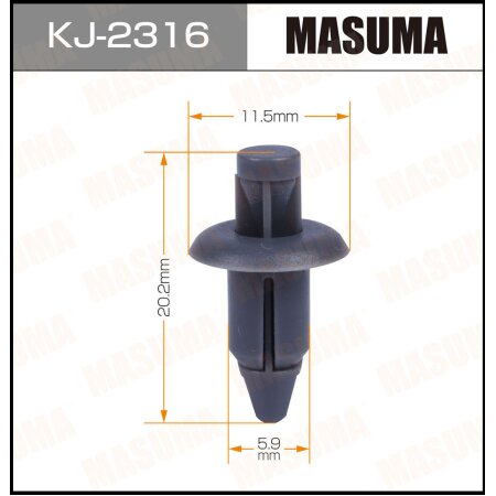Клипса пластиковая Masuma, KJ-2316