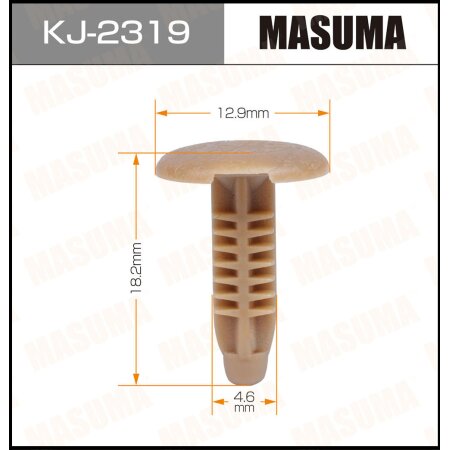 Клипса пластиковая Masuma, KJ-2319