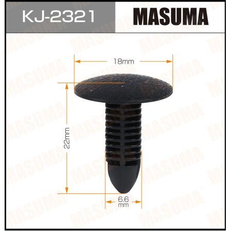 Клипса пластиковая Masuma, KJ-2321