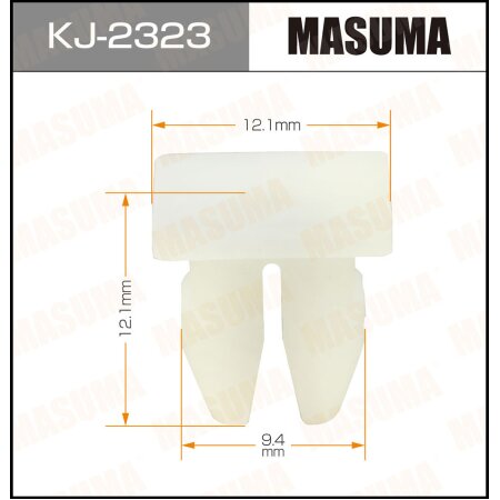 Клипса пластиковая Masuma, KJ-2323