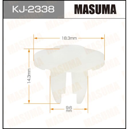 Клипса пластиковая Masuma, KJ-2338