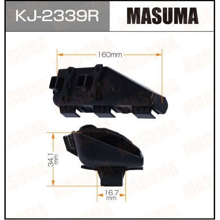 Клипса пластиковая Masuma, KJ-2339R
