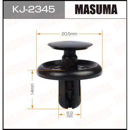 Клипса пластиковая Masuma, KJ-2345