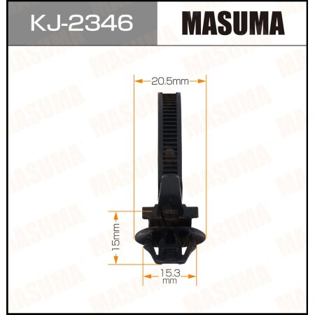 Клипса пластиковая Masuma, KJ-2346