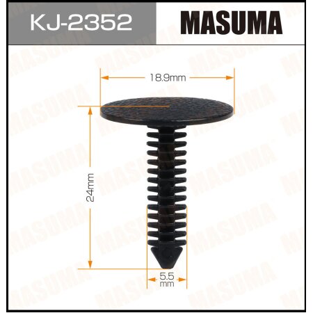 Клипса пластиковая Masuma, KJ-2352