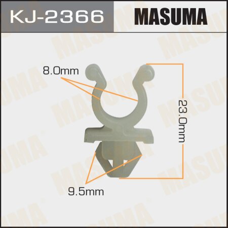 Клипса пластиковая Masuma, KJ-2366