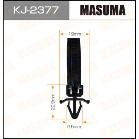 Клипса пластиковая Masuma, KJ-2377
