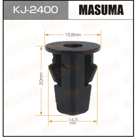 Клипса пластиковая Masuma, KJ-2400