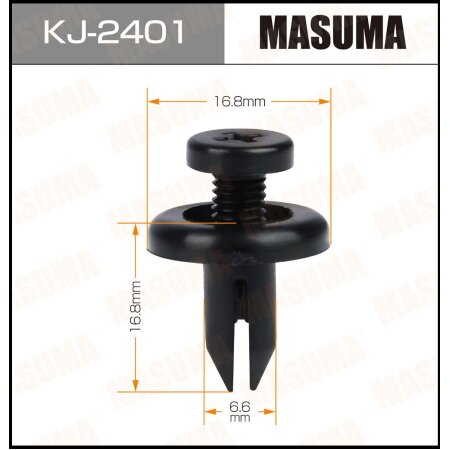 Клипса пластиковая Masuma, KJ-2401