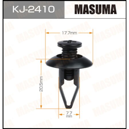 Клипса пластиковая Masuma, KJ-2410