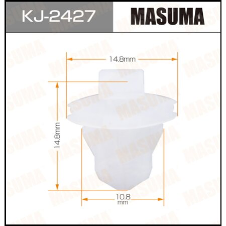 Клипса пластиковая Masuma, KJ-2427