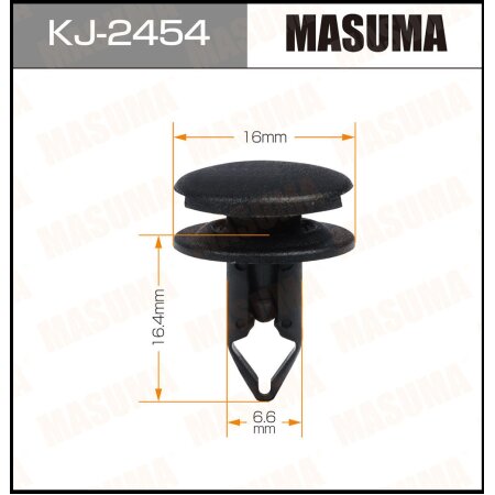Клипса пластиковая Masuma, KJ-2454