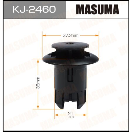 Клипса пластиковая Masuma, KJ-2460
