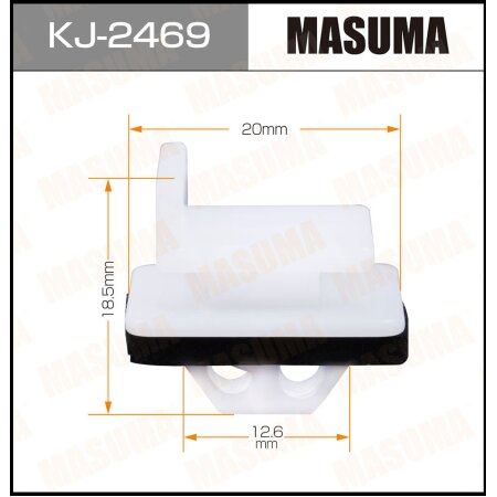 Клипса пластиковая Masuma, KJ-2469
