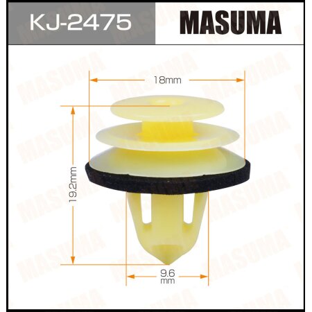 Клипса пластиковая Masuma, KJ-2475