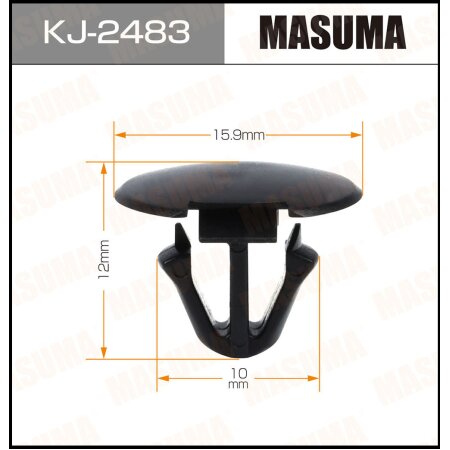 Клипса пластиковая Masuma, KJ-2483