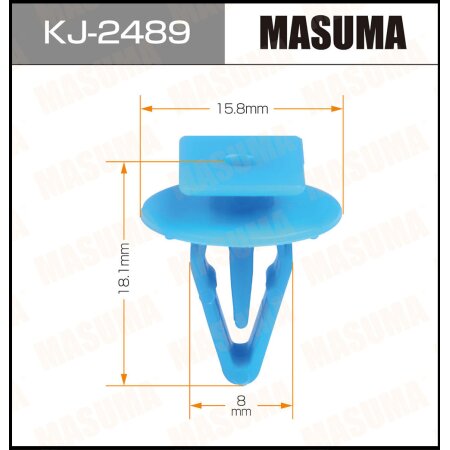 Клипса пластиковая Masuma, KJ-2489