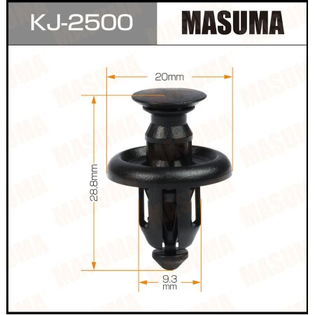 Клипса пластиковая Masuma, KJ-2500