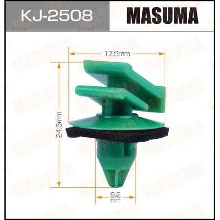 Клипса пластиковая Masuma, KJ-2508