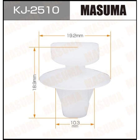 Клипса пластиковая Masuma, KJ-2510