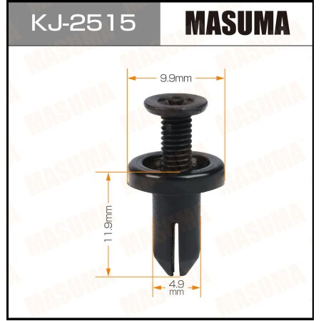 Клипса пластиковая Masuma, KJ-2515
