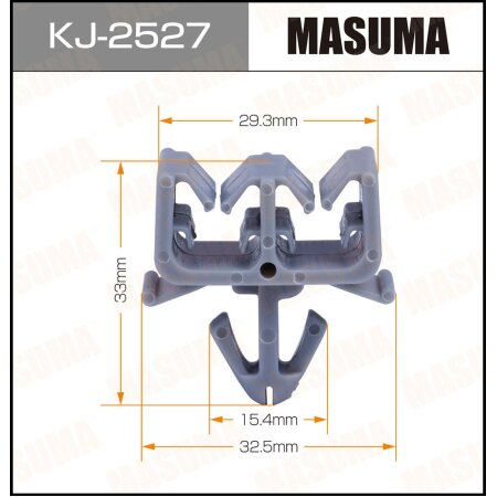 Клипса пластиковая Masuma, KJ-2527