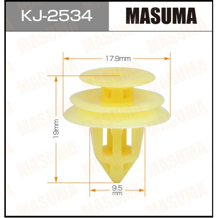 Клипса пластиковая Masuma, KJ-2534