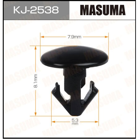 Клипса пластиковая Masuma, KJ-2538