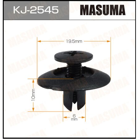 Клипса пластиковая Masuma, KJ-2545