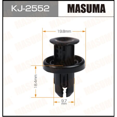 Клипса пластиковая Masuma, KJ-2552